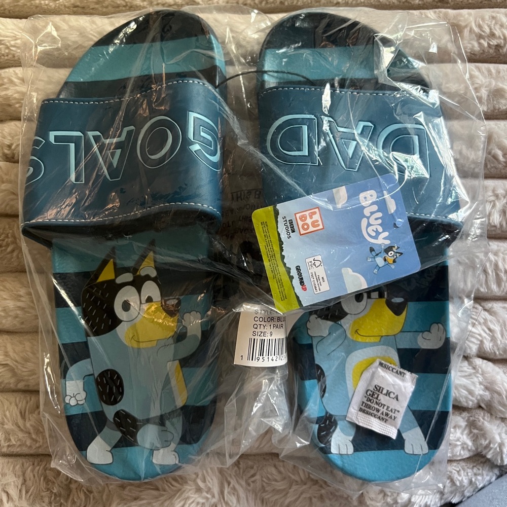 Men’s bluey slippers